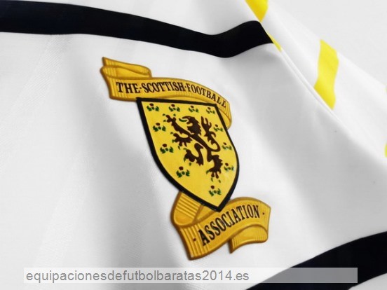 Nuevo 2ª Camiseta Escocia Retro 1988 1991 Amarillo Blanco Baratas